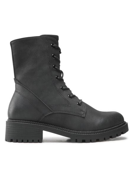 Clara Barson Trapery WS5600-09 Czarny. Czarne trapery damskie Clara Barson, ze skóry, bez zapięcia. Za 159.99 zł.