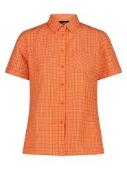 Cmp Koszula funkcyjna w kolorze pomarańczowym rozmiar: 48. Pomarańczowe koszule damskie CMP, bez wzorów, z materiału, bez kołnierzyka, bez ramiączek. Za 79.77 zł.