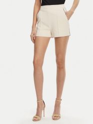 Elisabetta Franchi Szorty materiałowe SH-008-51E2 Beżowy Regular Fit. Brązowe szorty damskie Elisabetta Franchi, bez wzorów, z materiału. Za 539.99 zł.