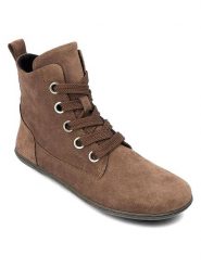 Groundies Skórzane buty "Salzburg" w kolorze brązowym do chodzenia na boso rozmiar: 40. Brązowe botki damskie Groundies, bez obcasa, bez zapięcia. Za 339.99 zł.