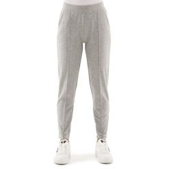 Bluza lekki z bawełna z kieszenie na co dzień. Szare bluzy damskie LEONE 1947 APPAREL, z bawełny, bez zapięcia, na fitness i siłownię. W wyprzedaży za 101.80 zł.