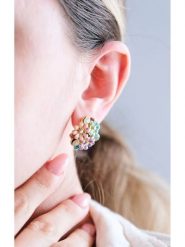 Lodie Silver Kolczyki-wkrętki z cyrkoniami rozmiar: onesize. Szare kolczyki damskie Lodie Silver, z cyrkonią, z mosiądzu. Za 30.99 zł.