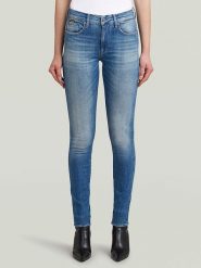 G-Star Dżinsy - Skinny fit - w kolorze niebieskim rozmiar: W32/L34. Niebieskie jeansy damskie G-Star. Za 244.45 zł.