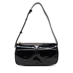 Torebka Guess. Czarne torebki klasyczne damskie Guess, bez dodatków. Za 329.99 zł.