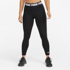 Legginsy treningowe damskie PUMA Train Strong HW Tight. Czarne legginsy damskie Puma, xs, bez wzorów. Za 99.99 zł.