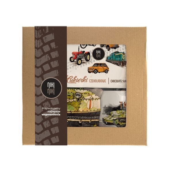 TKS — paczka (Zawartość paczki: koszulka, torba, kubek, słodycze; Rozmiar koszulki / bluzy: L (damska); Kolor koszulki / bluzy: czarny; Rodzaj nadruku. Czarne koszulki damskie nikiniki, l, bez wzorów, z bawełny, bez kołnierzyka, bez ramiączek. Za 179.00 zł.