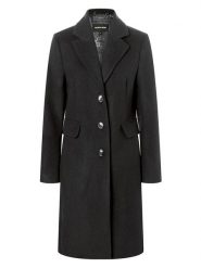 More & More Płaszcz przejściowy w kolorze czarnym rozmiar: 38. Czarne płaszcze damskie More & More, bez wzorów, bez kaptura. Za 260.99 zł.