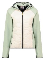 Canadian Peak Kurtka hybrydowa "Tenessieak" w kolorze czarno-zielonym rozmiar: M. Brązowe kurtki sportowe damskie Canadian Peak, m, bez wzorów, bez kaptura. Za 179.95 zł.