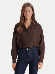 Guess Body W6RH61 WJ782 Brązowy Regular Fit. Brązowe body i gorsety Guess, z aplikacjami, z syntetyku. Za 439.99 zł.