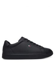 Tommy Hilfiger Sneakersy T3X9-35233-1355999 D Czarny. Czarne buty sportowe chłopięce Tommy Hilfiger, ze skóry, bez zapięcia. Za 329.99 zł.