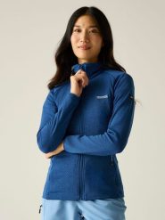 Regatta Kurtka polarowa "Malana" w kolorze granatowym rozmiar: 46. Niebieskie kurtki damskie Regatta, bez wzorów, z polaru, bez kaptura. Za 119.40 zł.