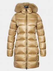 Colmar Płaszcz zimowy Friendly 2221F 5WG Brązowy Regular Fit. Brązowe płaszcze damskie Colmar, na zimę, bez wzorów, z syntetyku, bez kaptura. Za 3,639.00 zł.
