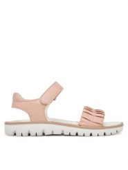 Primigi Sandały 1389100 D Różowy. Czerwone sandały dziewczęce Primigi, ze skóry, bez obcasa, bez zapięcia. Za 249.99 zł.