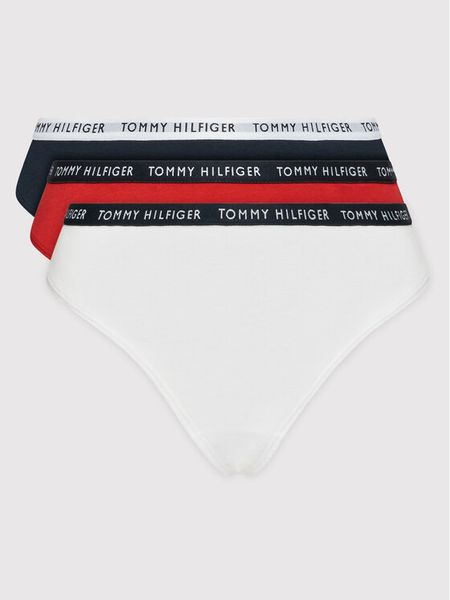 Tommy Hilfiger Komplet stringów UW0UW02829 Kolorowy. Komplety bielizny Tommy Hilfiger, bez wzorów, z bawełny. Za 139.99 zł.