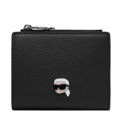 Portfel KARL LAGERFELD. Czarne portfele damskie KARL LAGERFELD, bez wzorów. Za 429.99 zł.