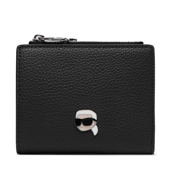 Portfel KARL LAGERFELD. Czarne portfele damskie KARL LAGERFELD, bez wzorów. Za 429.99 zł.
