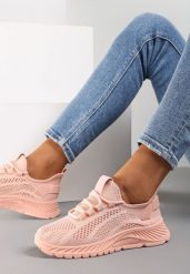 Różowe Buty Sportowe Telephica. Czerwone obuwie sportowe casual damskie Renee, na fitness i siłownię. Za 59.99 zł.