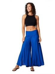 Aller Simplement Spodnie w kolorze niebieskim rozmiar: 38-42. Niebieskie spodnie materiałowe damskie Aller Simplement, bez wzorów, z materiału. Za 56.99 zł.