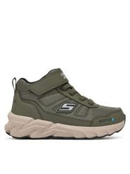 Skechers Sneakersy Elite Sport Tread - Aquavek HI 406336L/OLV Zielony. Zielone buty sportowe chłopięce Skechers, ze skóry, bez zapięcia. Za 289.99 zł.