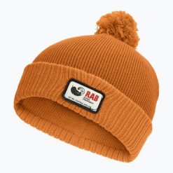 Czapka zimowa Rab Essential Bobble. Brązowe czapki damskie RAB, na zimę, bez wzorów. Za 129.99 zł.