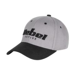 Czapka z daszkiem Rebel Active , kolor jasny szary , rozmiar S. Szare czapki z daszkiem damskie REBEL ACTIVE, bez wzorów, z bawełny. Za 29.00 zł.