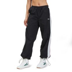 Spodnie damskie FILA Lages. Czarne spodnie sportowe damskie Fila, l, bez wzorów. Za 189.99 zł.