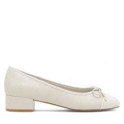 Baleriny Nine West. Brązowe balerinki damskie Nine West, bez wzorów. Za 119.99 zł.