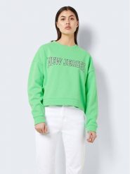 Noisy May Bluza Arya 27027539 Zielony Loose Fit. Zielone bluzy damskie Noisy may, l, bez wzorów, z bawełny, bez kaptura. W wyprzedaży za 79.99 zł.