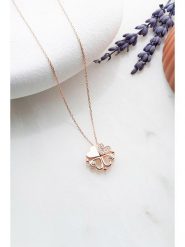 Lodie Silver Srebrny naszyjnik z elementem ozdobnym - dł. 42 cm rozmiar: onesize. Szare naszyjniki damskie Lodie Silver, z cyrkonią, srebrne. Za 85.45 zł.