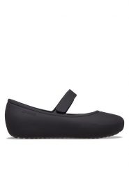 Crocs Baleriny Brooklyn Mary Jane Flat T 209430 Czarny. Czarne baleriny dziewczęce Crocs, bez wzorów, z tworzywa sztucznego, bez obcasa, bez zapięcia. Za 149.99 zł.