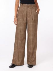 Scotch & Soda Spodnie w kolorze czarno-karmelowym rozmiar: W26. Brązowe spodnie materiałowe damskie Scotch & Soda, bez wzorów, z materiału. Za 144.92 zł.