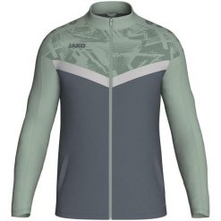 Poliestrowa bluza dresowa Jako Iconic. Szare bluzy damskie JAKO, xl, bez wzorów, z dresówki, z kapturem. Za 325.00 zł.