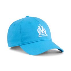 Czapka 5-panelowa OM Essentials. Niebieskie czapki damskie Puma, bez wzorów. Za 164.00 zł.