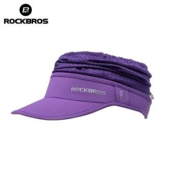 Czapka przeciwsłoneczna na lato ROCKBROS. Fioletowe czapki z daszkiem damskie ROCKBROS, na lato, bez wzorów, z bawełny. Za 83.60 zł.