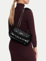 Guess Torebka Cristi HWTG81 39210 Czarny. Czarne torebki klasyczne damskie Guess, ze skóry, bez dodatków. Za 339.99 zł.