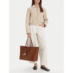 Torebka Nine West. Brązowe shopper bag Nine West, bez dodatków. Za 279.99 zł.