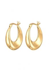 Elli Damskie kolczyki kreole Elegant Chunky ze srebra próby 925 Sterling Silver Kolczyki koła 1 ct. Szare kolczyki damskie Elli, srebrne. Za 213.99 zł.