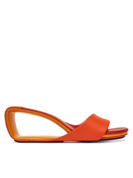 United Nude Klapki Mobius Mid 1000387016 Pomarańczowy. Brązowe klapki damskie United Nude, bez wzorów, ze skóry, bez obcasa, bez zapięcia. Za 979.99 zł.
