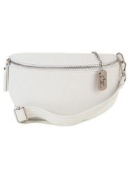 Anna Morellini Skórzana saszetka "Berenice" w kolorze białym - 25 x 14 x 1 cm rozmiar: onesize. Białe nerki i saszetki damskie Anna Morellini, bez wzorów, z materiału. Za 173.99 zł.