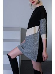 Milan Kiss Sukienka w kolorze czarnym rozmiar: L. Czarne sukienki damskie Milan Kiss, bez wzorów, bez ramiączek. Za 188.40 zł.