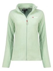 ANAPURNA Kurtka polarowa "Tonneau" w kolorze zielonym rozmiar: XL. Zielone kurtki damskie ANAPURNA, xl, bez wzorów, z polaru, bez kaptura. Za 62.03 zł.