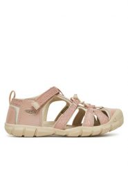 Keen Sandały Seacamp II Cnx 1030816 Złoty. Żółte sandały dziewczęce Keen, z materiału, bez obcasa, bez zapięcia. Za 219.99 zł.