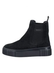 GANT Footwear Skórzane sztyblety "Snowmont" w kolorze czarnym rozmiar: 37. Czarne botki damskie GANT Footwear, ze skóry. Za 378.54 zł.