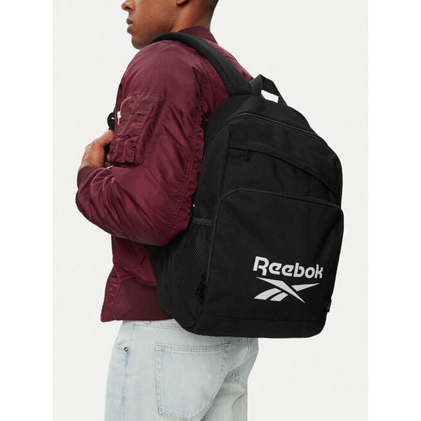 Plecak Reebok. Czarne plecaki Reebok, bez wzorów. Za 159.99 zł.