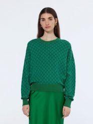 Scotch & Soda Sweter w kolorze zielonym rozmiar: S. Zielone swetry klasyczne damskie Scotch & Soda, s, z bawełny, bez kołnierzyka. Za 187.96 zł.