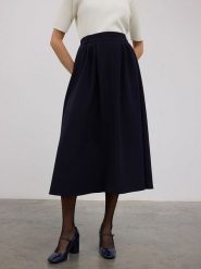 BGN Spódnica w kolorze granatowym rozmiar: 38. Niebieskie spódnice damskie BGN, na imprezę, bez wzorów, maxi. Za 100.99 zł.