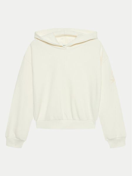 United Colors Of Benetton Bluza 39M2C203W Écru Regular Fit. Bluzy dziewczęce United Colors Of Benetton, bez wzorów, z bawełny, bez ramiączek, bez kaptura. Za 69.99 zł.