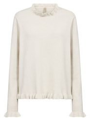 Soyaconcept Sweter "Helda" w kolorze kremowym rozmiar: S. Brązowe swetry klasyczne damskie Soyaconcept, s, bez kołnierzyka. Za 214.95 zł.