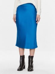 Samsøe Samsøe Spódnica midi Agneta F22300195 Niebieski Regular Fit. Niebieskie spódnice damskie Samsøe & Samsøe, l, bez wzorów, z syntetyku, midi. Za 549.99 zł.