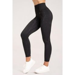 Legginsy fitness damskie Gym Glamour marble. Niebieskie legginsy damskie GYM GLAMOUR, l, bez wzorów. Za 159.99 zł.